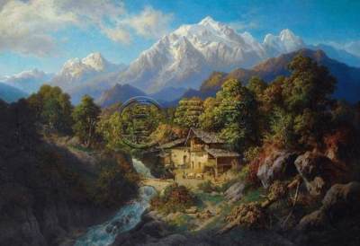 欧洲油画风景精选作品，欧洲油画风景作品图片欣赏