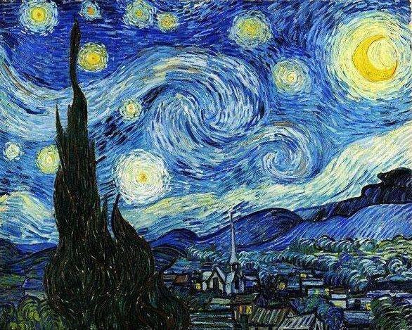 梵高油画高清图片欣赏,梵高十大名画作品图片欣赏