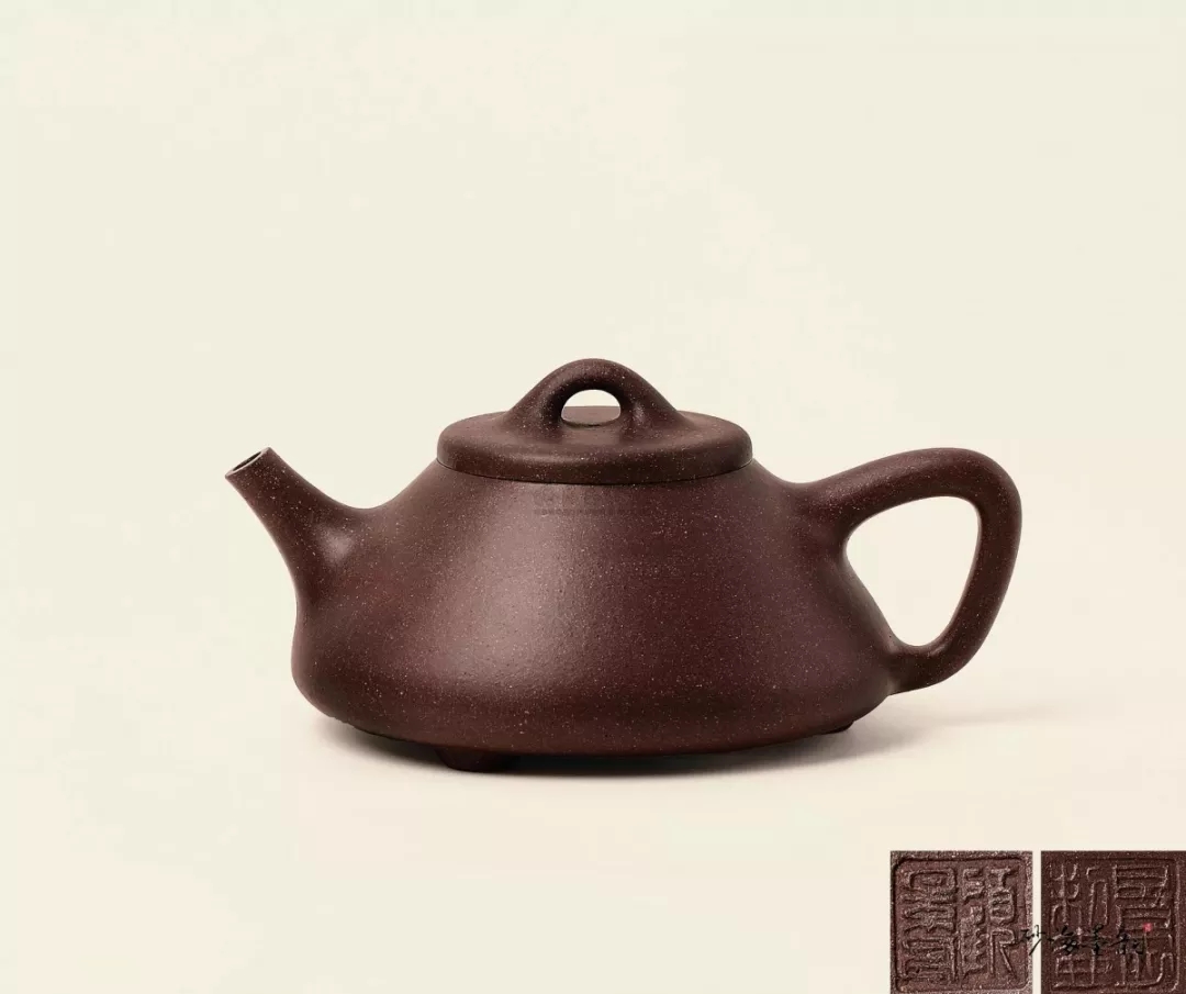 顾景舟的四把经典石瓢紫砂壶，顾景舟石瓢壶图片-爱藏网