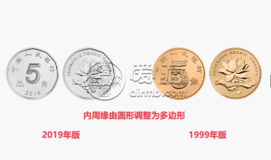2019硬幣改版 2019硬幣改版細(xì)節(jié)詳解