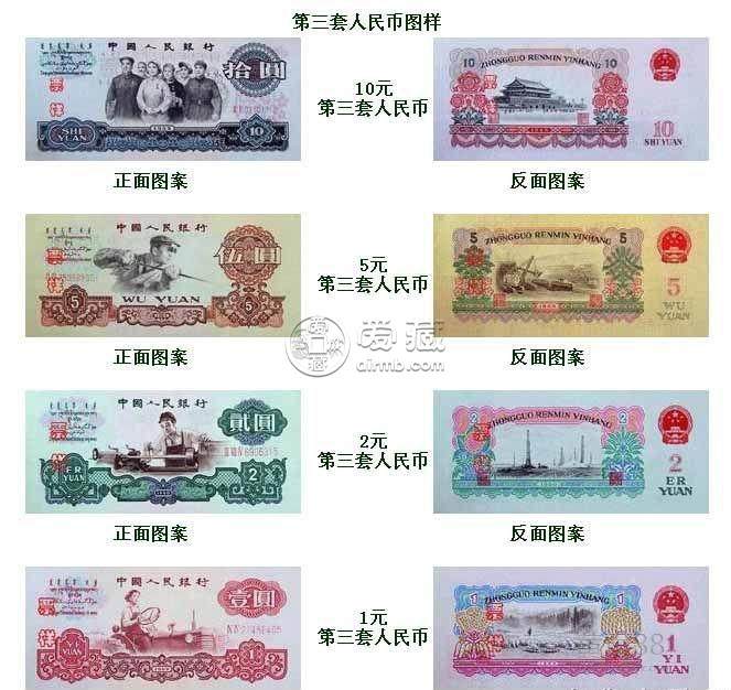 第三套人民幣現在值多少錢一套 第三套人民幣圖片及價格表