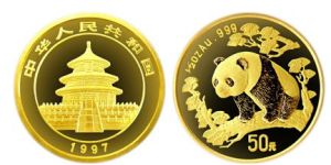 1997年熊猫金币价格 1997年熊猫金币最新价格多少