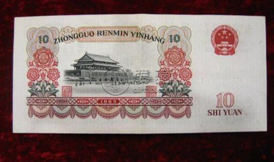 1965年发行的十元人民币价值多少钱   1965年发行的十元人民币价值