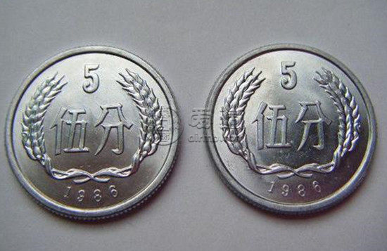 1986的五分硬币值多少钱 1986的五分硬币特点特征