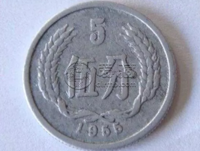 1955年五分硬币值多少钱 1955年五分硬币价格图片