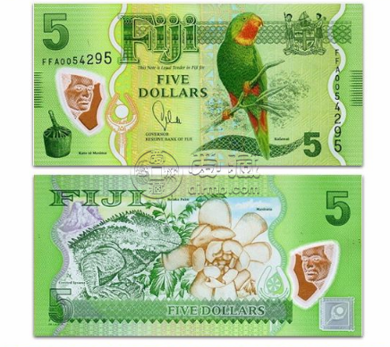 斐济5元25连体整版钞价格 有没有收藏价值