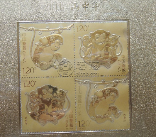 丙申年邮票金涨到3000 丙申年邮票金现在价格是多少