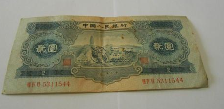 1953年兩元人民幣價格_升值潛力如何