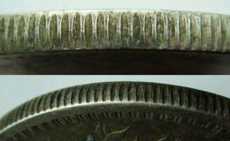 北洋34年银币高清边齿特征  怎样鉴定边齿