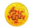 2012中国壬辰（龙）年金银纪念币5盎司圆形金质彩色纪念币