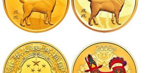 2018中国戊戌（狗）年金银纪念币500克圆形金质纪念币