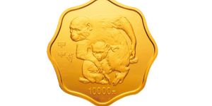 2004中国甲申（猴）年金银纪念币1公斤梅花形金质纪念币介绍