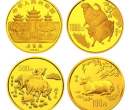 1991中国辛未（羊）年金银铂纪念币12盎司圆形金质纪念币