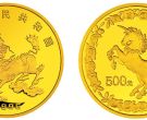 1996版麒麟金银铂纪念币5盎司圆形金质纪念币