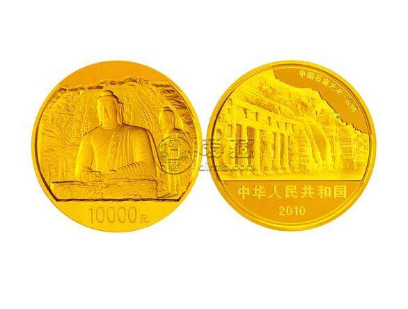 云冈金银纪念币1公斤圆形金质纪念币