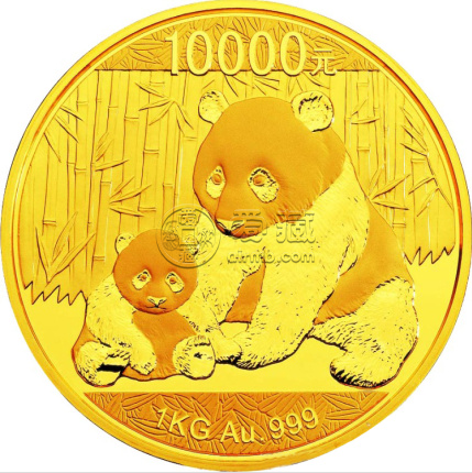 2012版熊貓金銀紀念幣1公斤圓形金質紀念幣