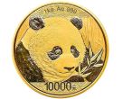 2018版熊猫金银纪念币1公斤圆形金质纪念币