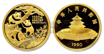 1990年12盎司熊猫金币价格