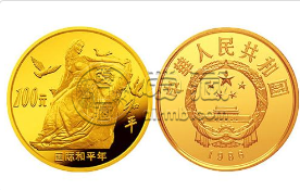 1986年国际和平年金币价格