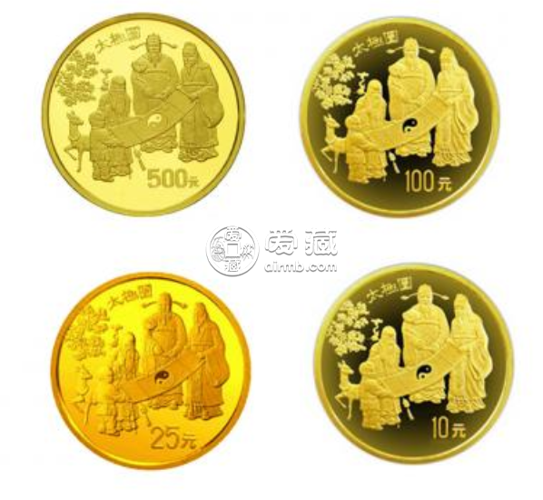 1993年古代發(fā)明發(fā)現(xiàn)2組金幣5枚價(jià)格