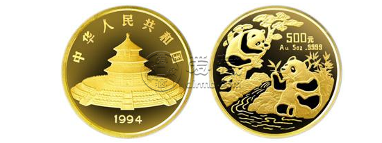 1994年5盎司熊猫金币价格