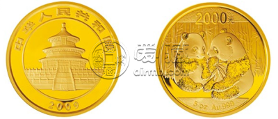 2009年5盎司熊猫金币价格