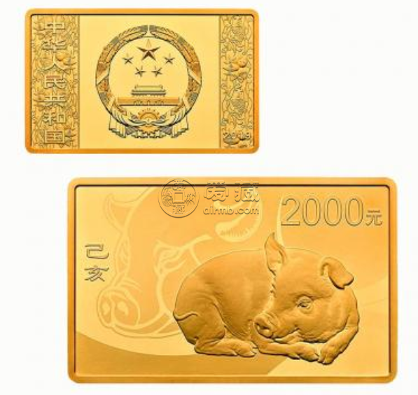 2019年150克生肖豬金幣價格
