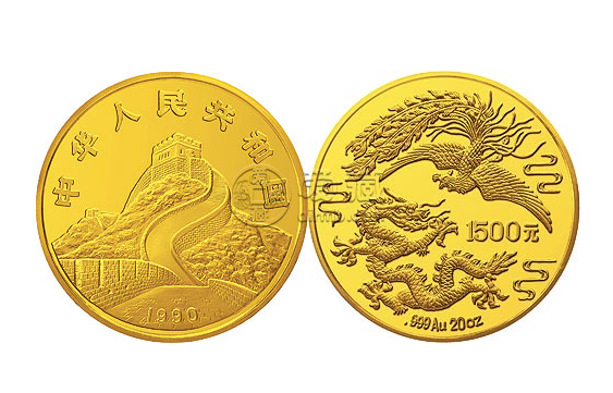 龙凤1公斤金银币价格
