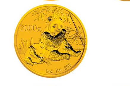 2007年5盎司熊猫金币价格图片
