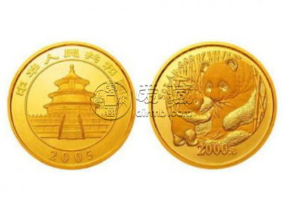 2005年5盎司熊猫金币价格图片