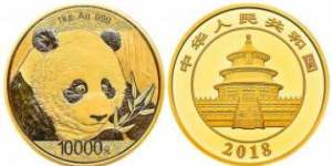 2018年1公斤熊猫金币价格