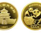 1987年12盎司熊猫金币价格表
