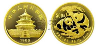1988年5盎司熊猫金币价格表