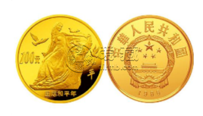 1986年国际和平年金币价格 收藏价值分析