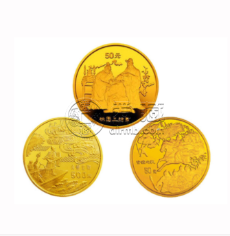 1995年-1997年三国演义第1-3组金币的价格