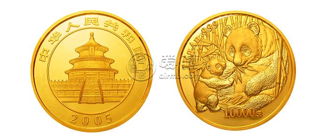 2005年1公斤熊猫金币的价格