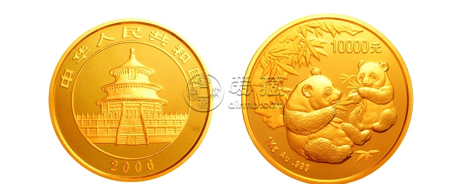 2006年1公斤熊猫金币的价格