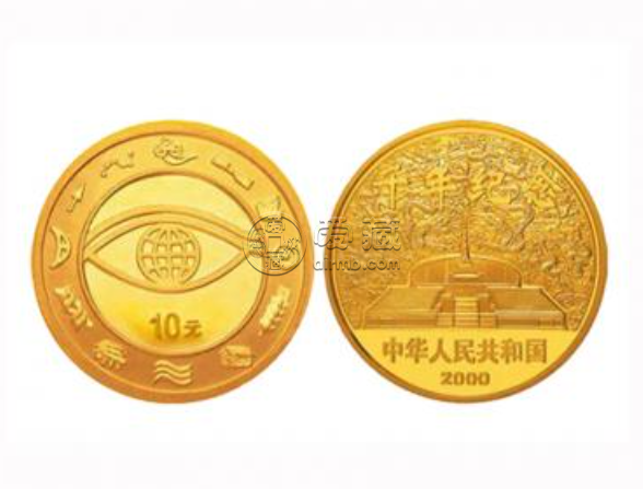 2000年千年紀念1/10盎司紀念金幣價格 圖片價格