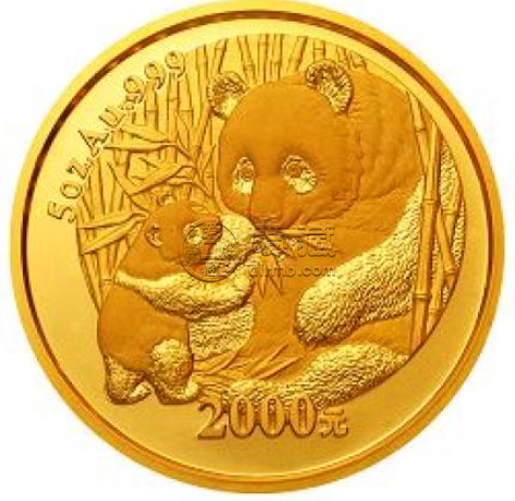 2005年5盎司熊猫金币价格 值多少钱