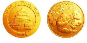 2006年1盎司熊猫金币价格 图片收藏