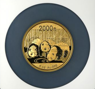 2013年5盎司熊猫金币的价格