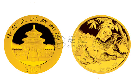 2007年1盎司熊猫金币价格 图片鉴赏