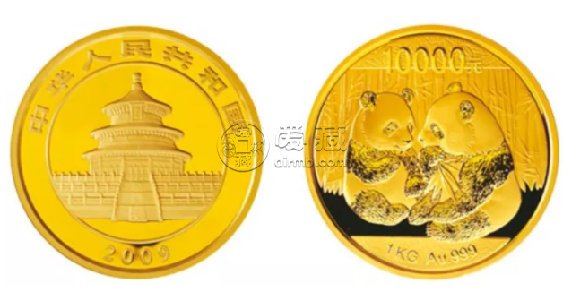 2009年1公斤熊猫金币值多少钱 价格图片