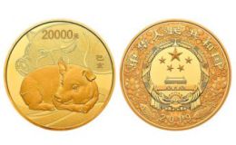 2019中国己亥猪年金银纪念币2公斤圆形金质纪念币