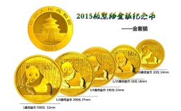 2015年熊貓金幣套裝（初打金幣）