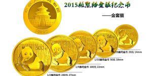 2015年熊猫金币套装（初打金币）