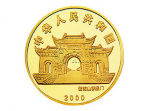 2000年幻彩观音1/10盎司滴水观音金币一组