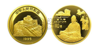 1995年中国传统文化第1组金币的价格