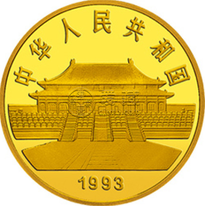1993年孔雀开屏1/4盎司纪念金币