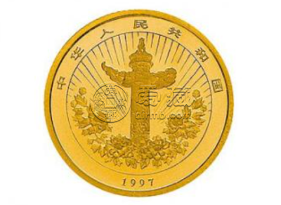 1997年1/10盎司吉庆有余彩金币价格详解